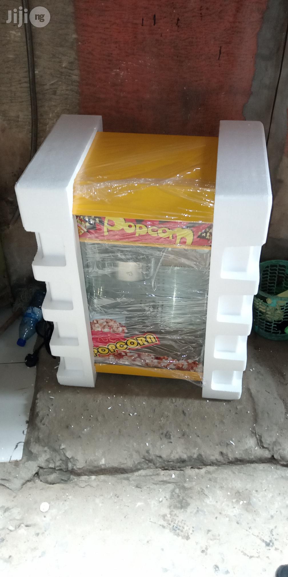 Yellow Popcorn Machine