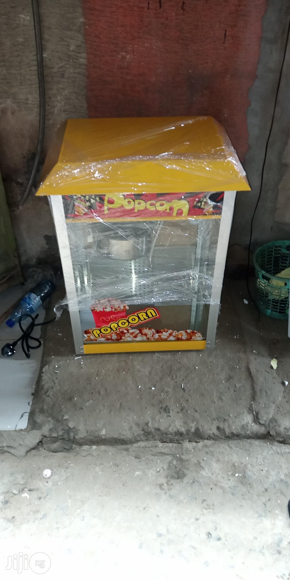 Yellow Popcorn Machine