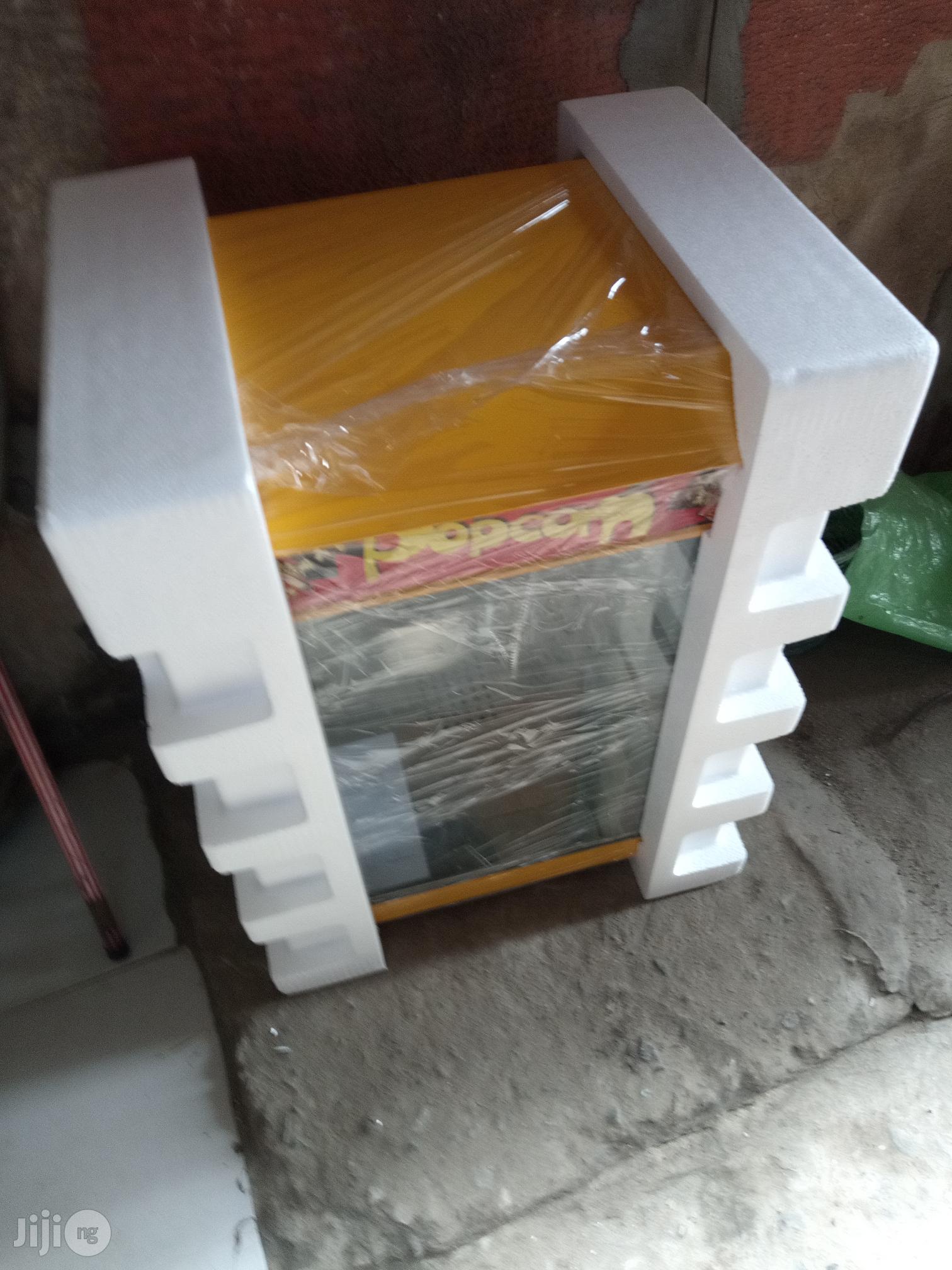 Yellow Popcorn Machine