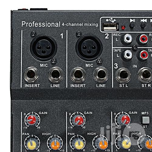 Pro 4 Channels Mixer