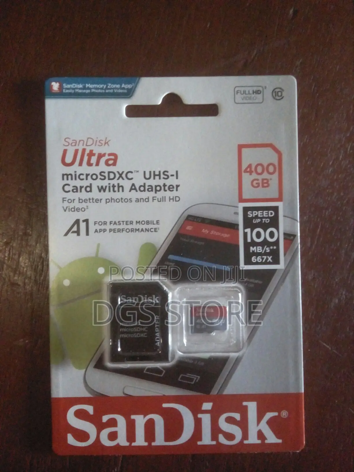 Sandisk Ultra Microsdxc Uhs-1 Card With Adapter 400gb
