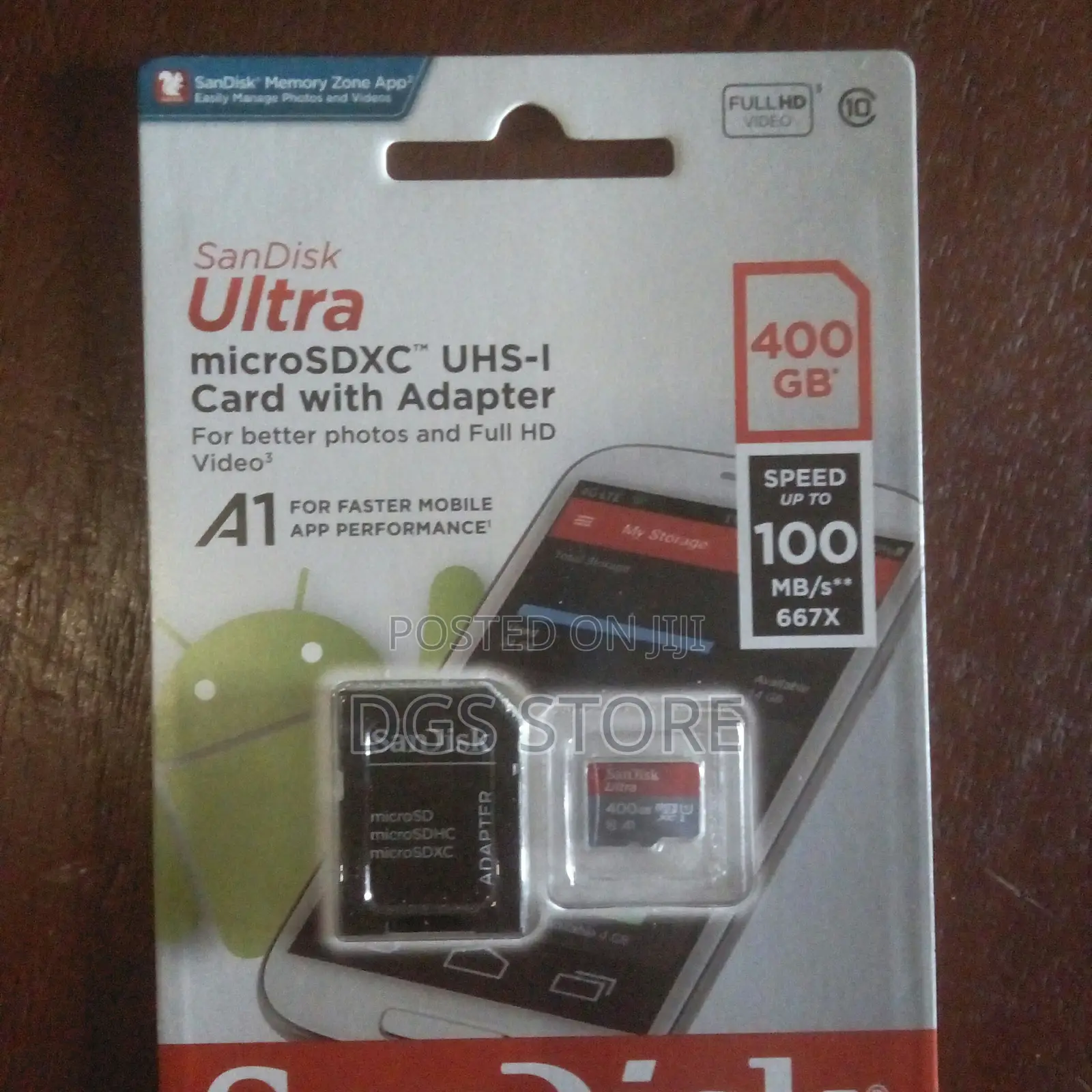 Sandisk Ultra Microsdxc Uhs-1 Card With Adapter 400gb