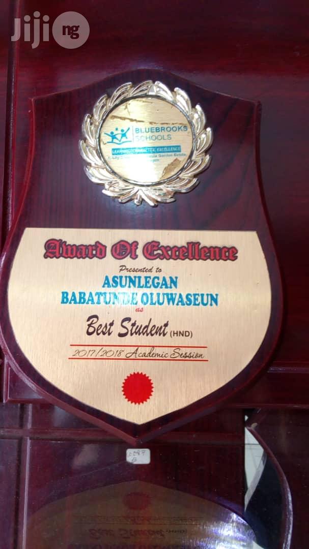 Wooden Plaque With Plate Chinochris Sports Ltd