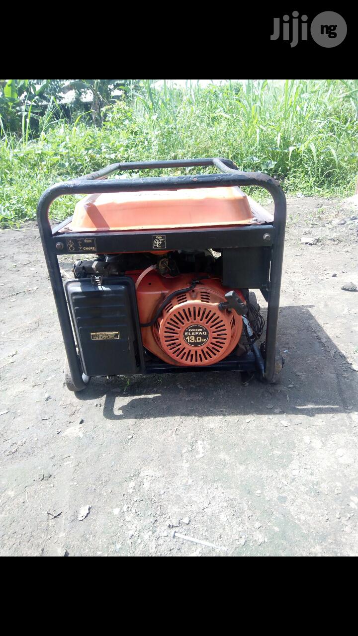 Neatly Used 6.5KVA ELEPAQ EC6500CXS 100% Copper Generator