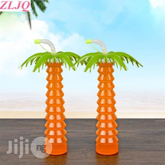 Coconut Palm Tree Cold Drink Water Bottle Drink/Beer Coffee Bo