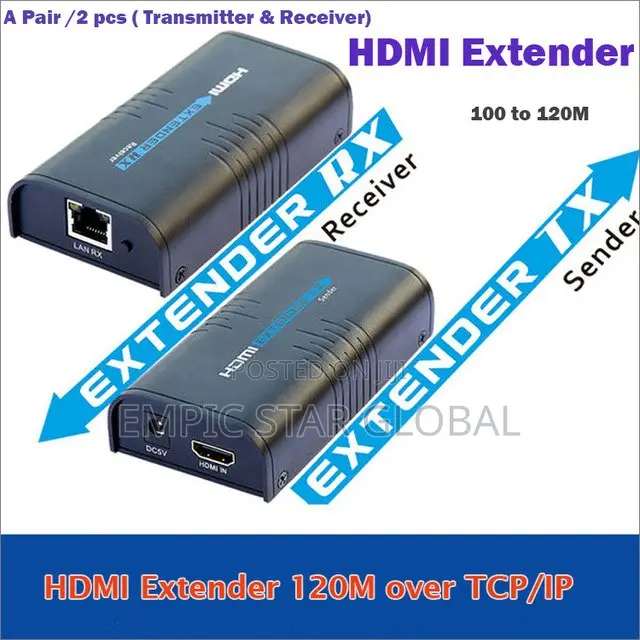 HDMI Over Ethernet 1080p Cat6 / RJ45 Extender Up to 120m