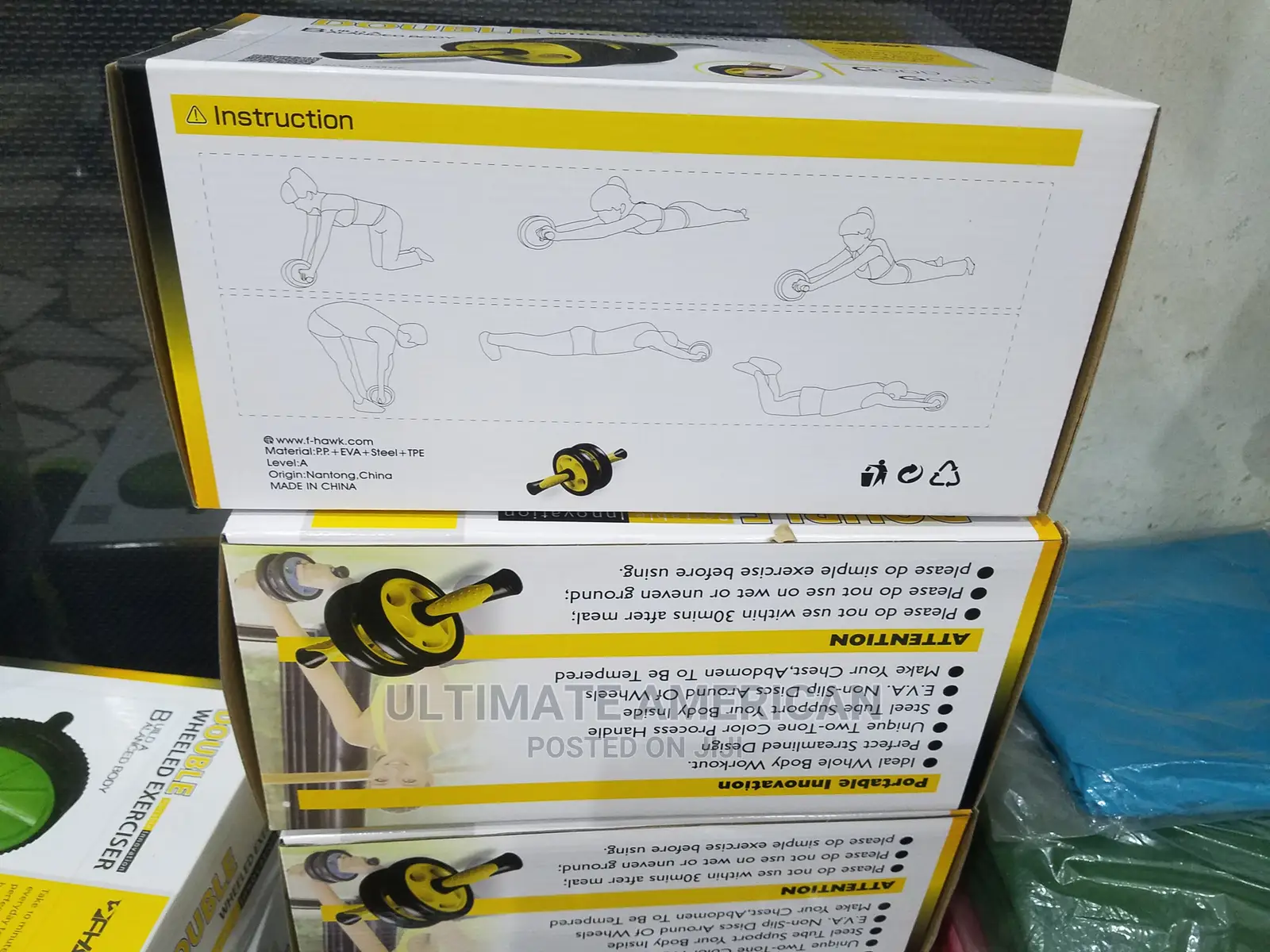 Double Wheeled Exerciser