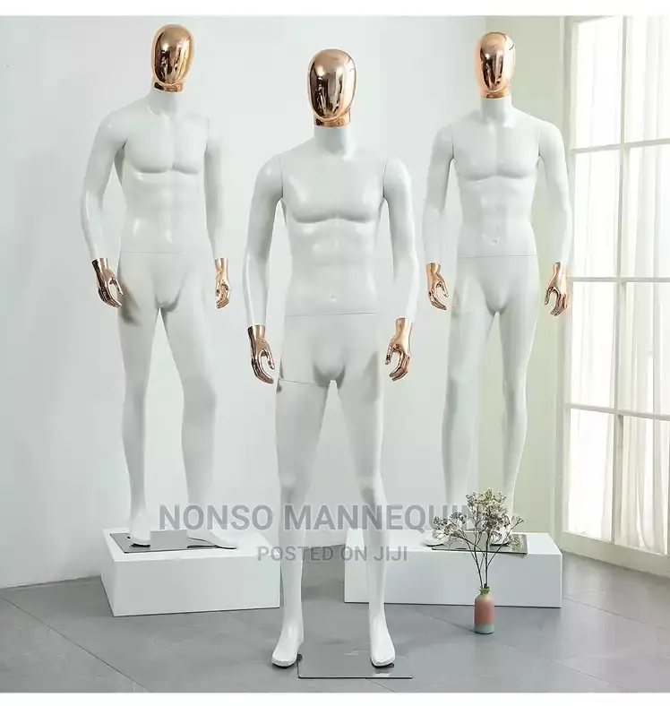 White And Gold Mix Mannequin.(Male And Female)