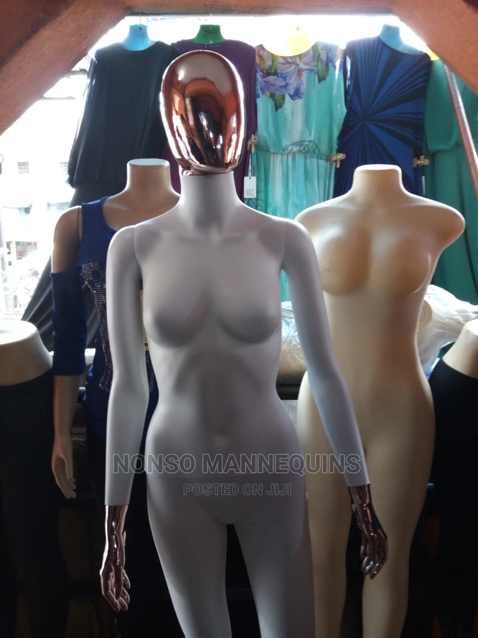 White And Gold Mix Mannequin.(Male And Female)