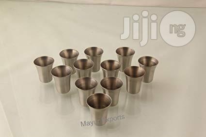 Stainless Steel Commonion Cups 18/10 by 12pcs