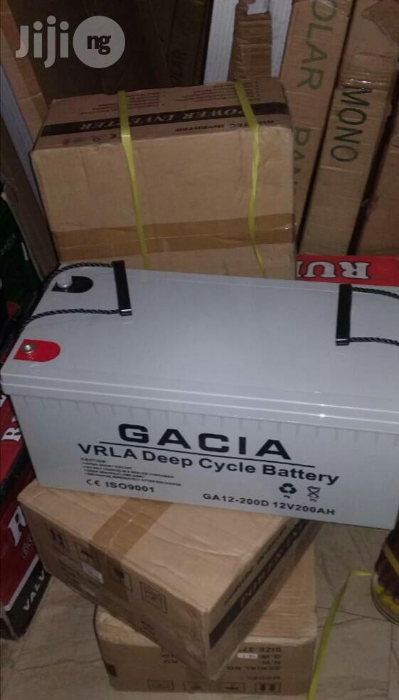 Gacia 12v200ah Lead Acid Deep Cycle Battery