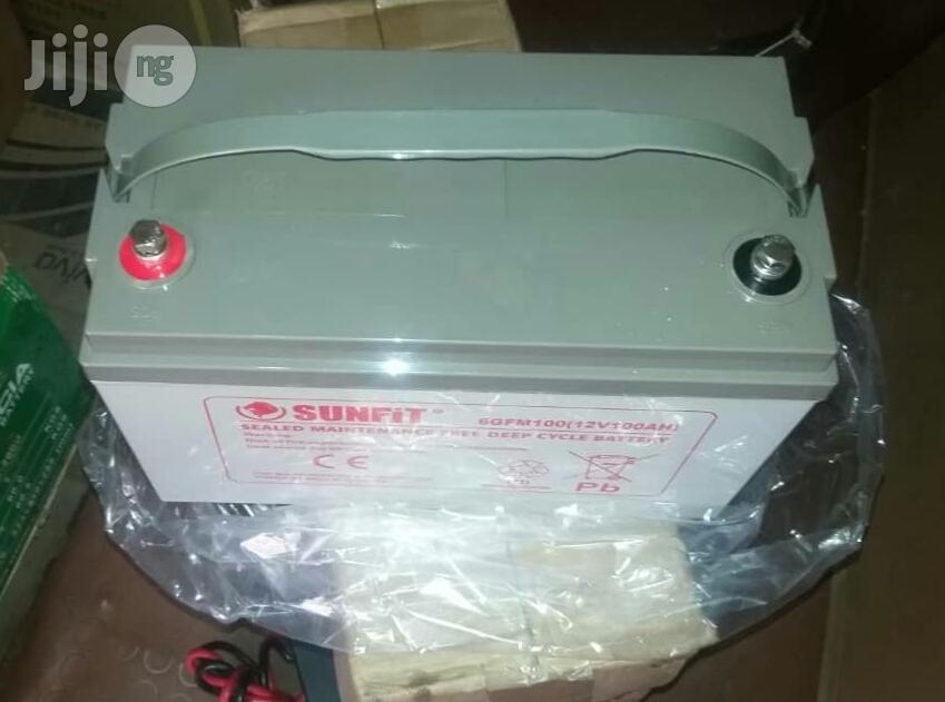 Sunfit 12v100ah Deep Cycle Lead Acid Battery