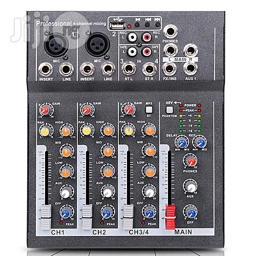 Pro 4 Channels Mixer