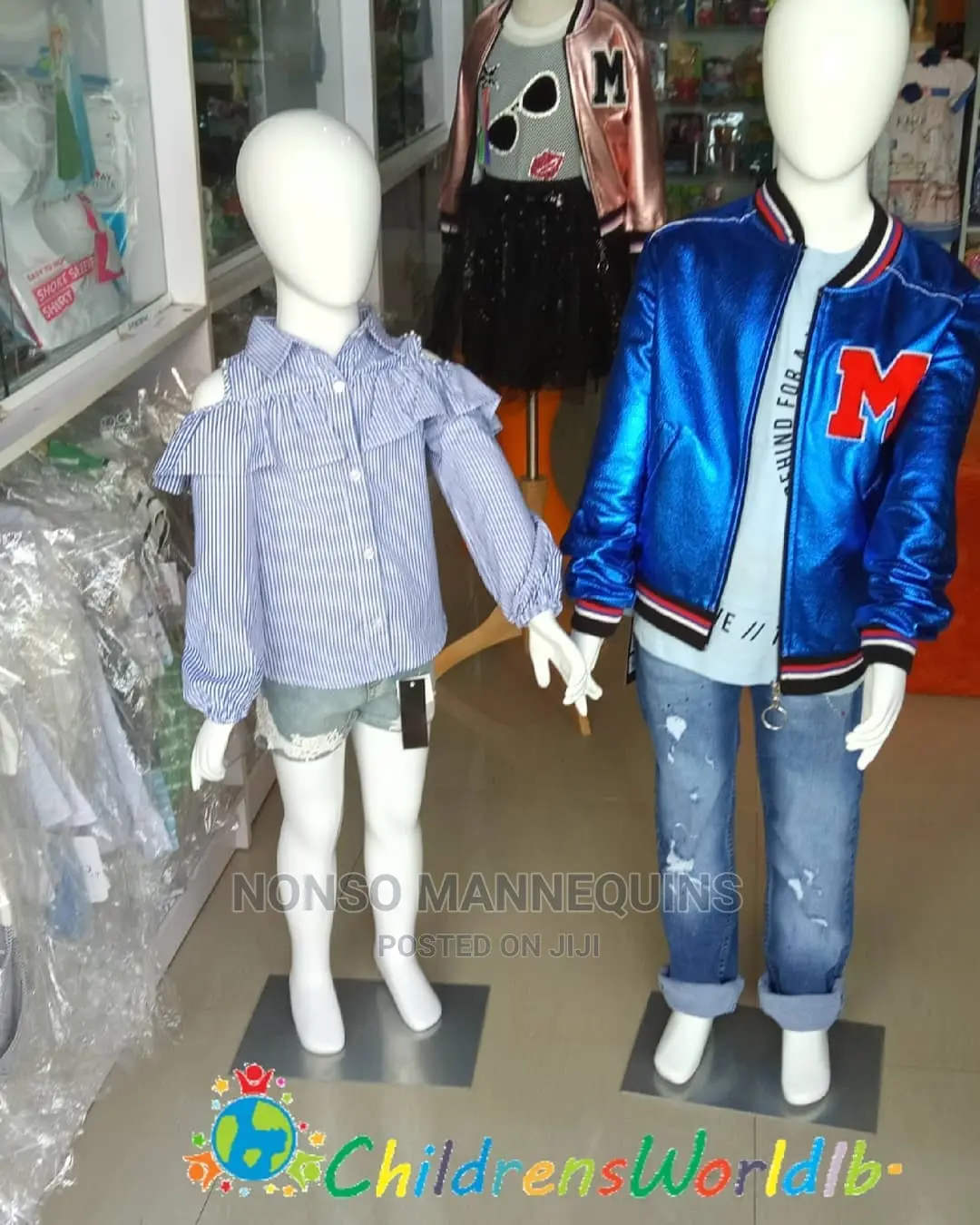 Plastic Kids Mannequin For Displaying Children Wears