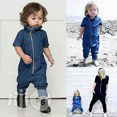 Children Denim Jumpsuits Romper