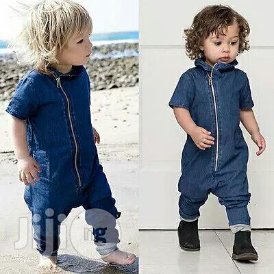 Children Denim Jumpsuits Romper