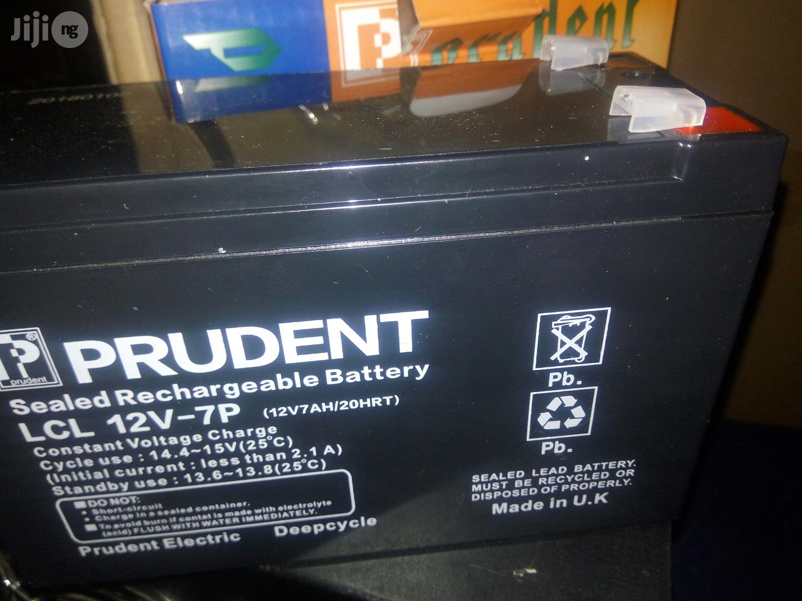 12v7ah Prudent Lead Acid Battery