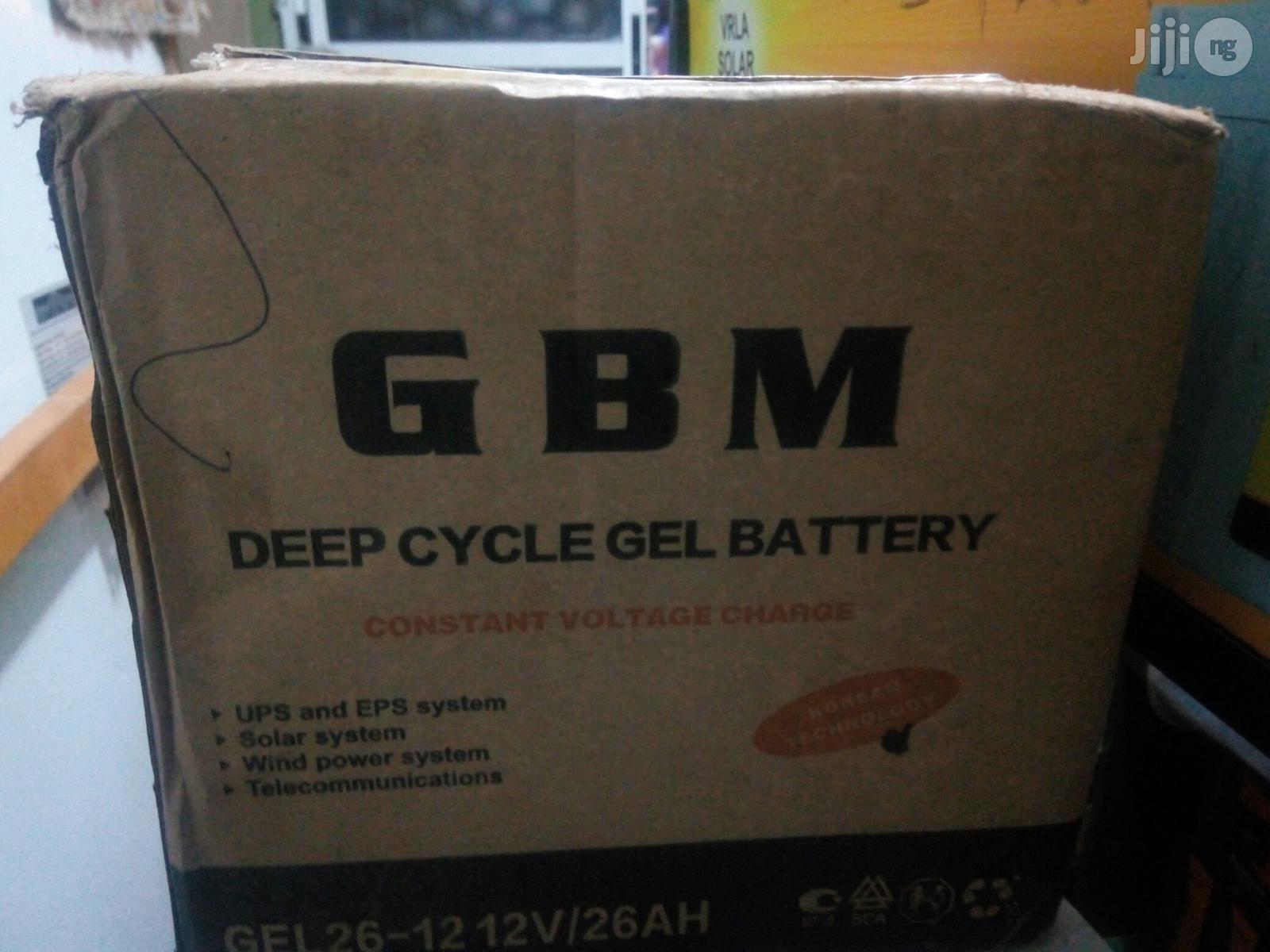 12v26ah GBM Lead Acid Battery