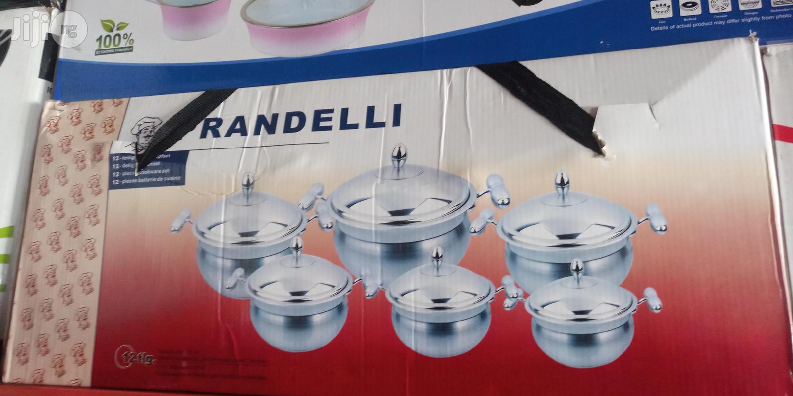 Randalli Itallian Inox Induction Stainless Steel Cookware Set 18/10