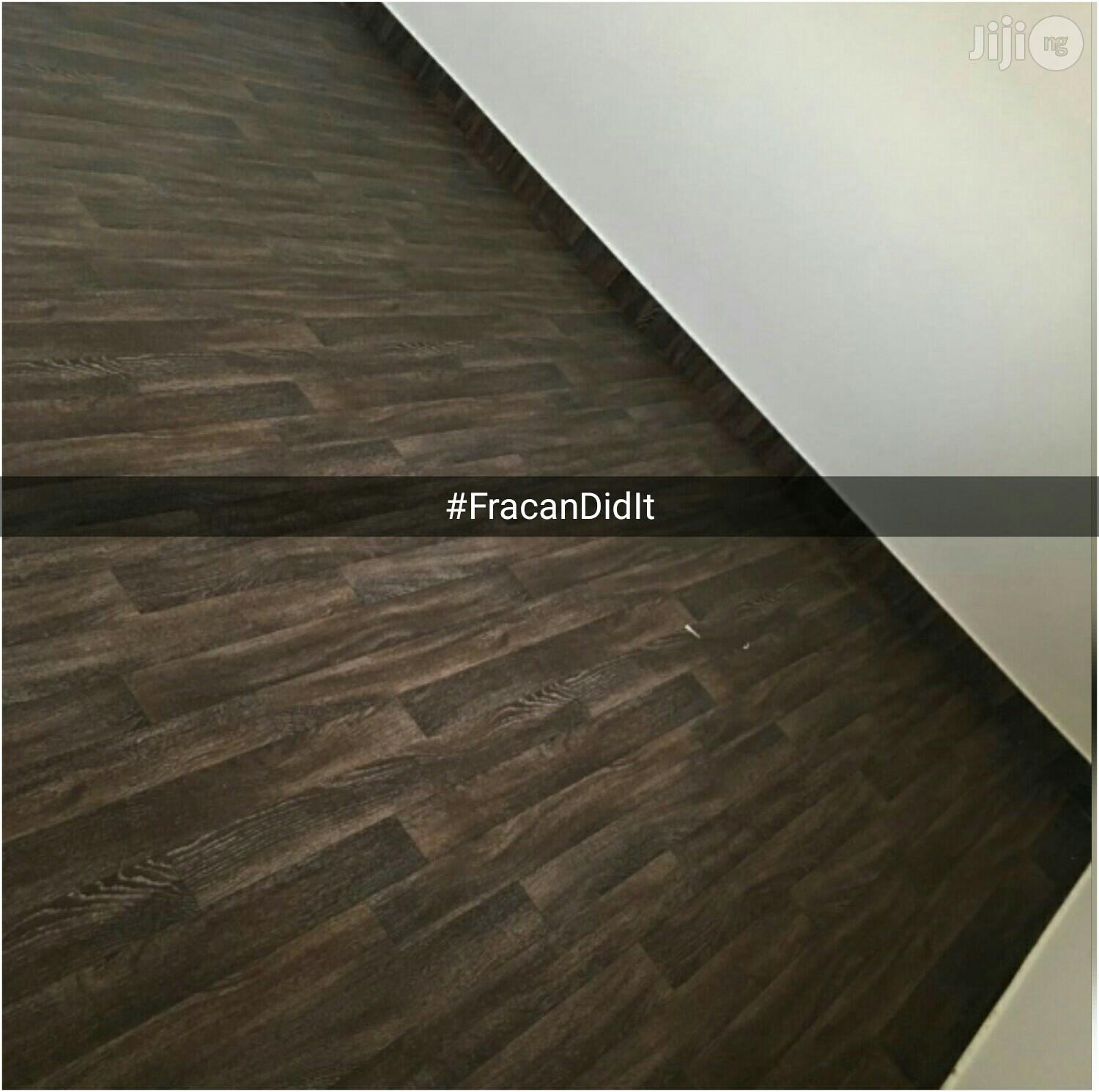 Laminate PVC Wood Like Floors Nigeria . Free Installation
