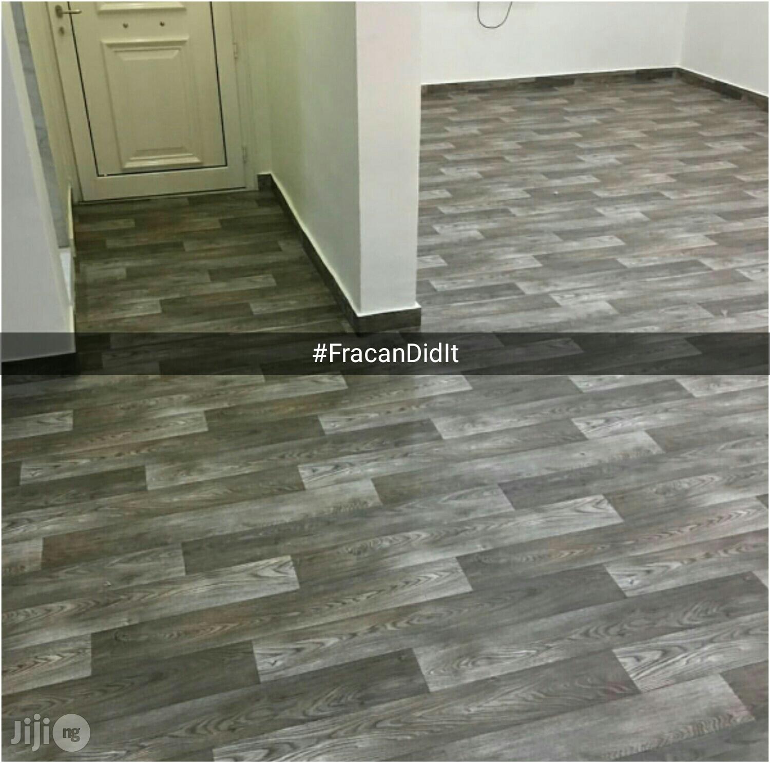 Laminate PVC Wood Like Floors Nigeria . Free Installation