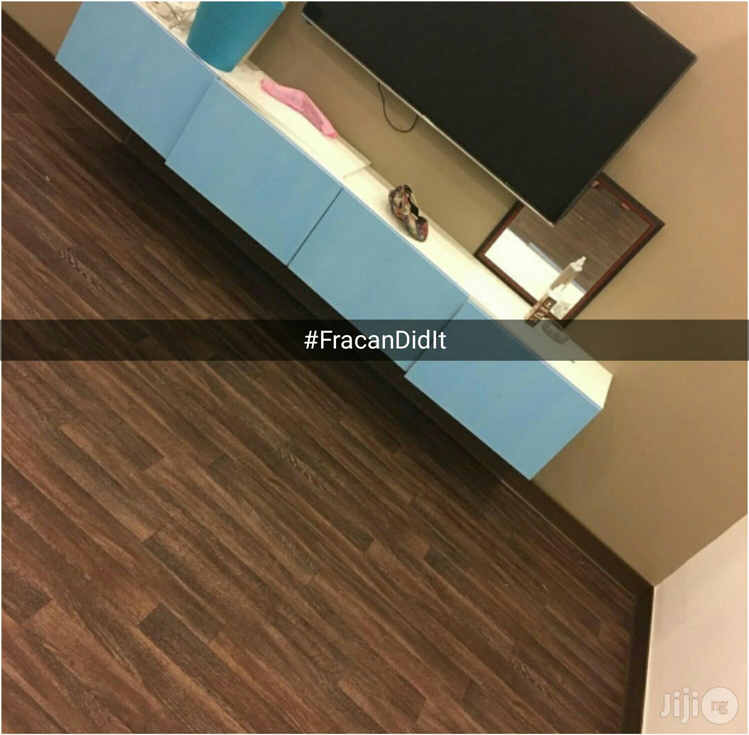 Laminate PVC Wood Like Floors Nigeria . Free Installation