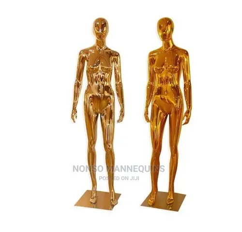 Gold And Silver Male And Female Mannequin Available