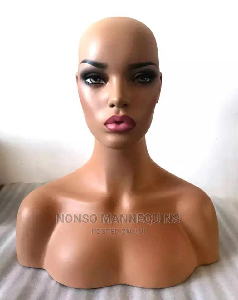High End Lukury Realistic Female Mannequin Head