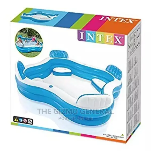 Intex Swim Centre Family Pool With Seats - 229 X 229 X 66cm