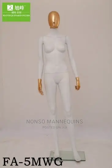 Popular Gold And White Design Mannequin For Window Display