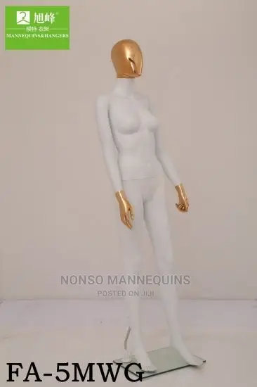 Popular Gold And White Design Mannequin For Window Display