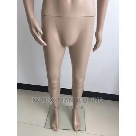 Skin Man Mannequin With Moulded Wig for Window Display