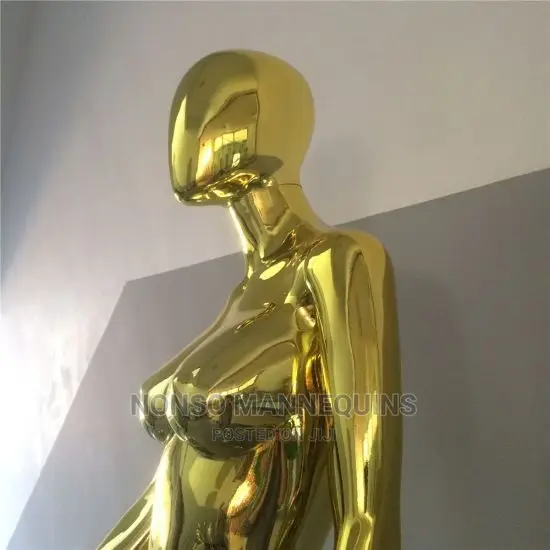 High Quality Female Dummy Gold Mannequin For Display