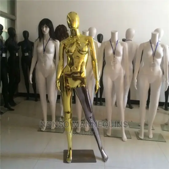 High Quality Female Dummy Gold Mannequin For Display