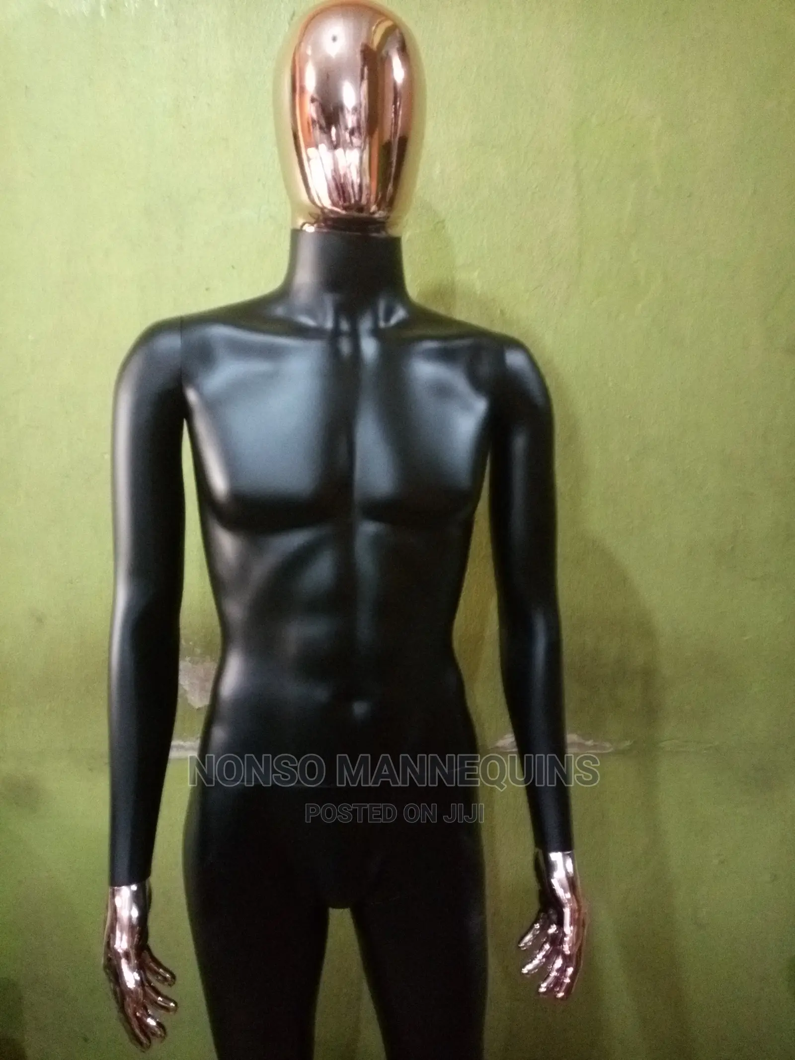 Male Gold And Black Mannequin