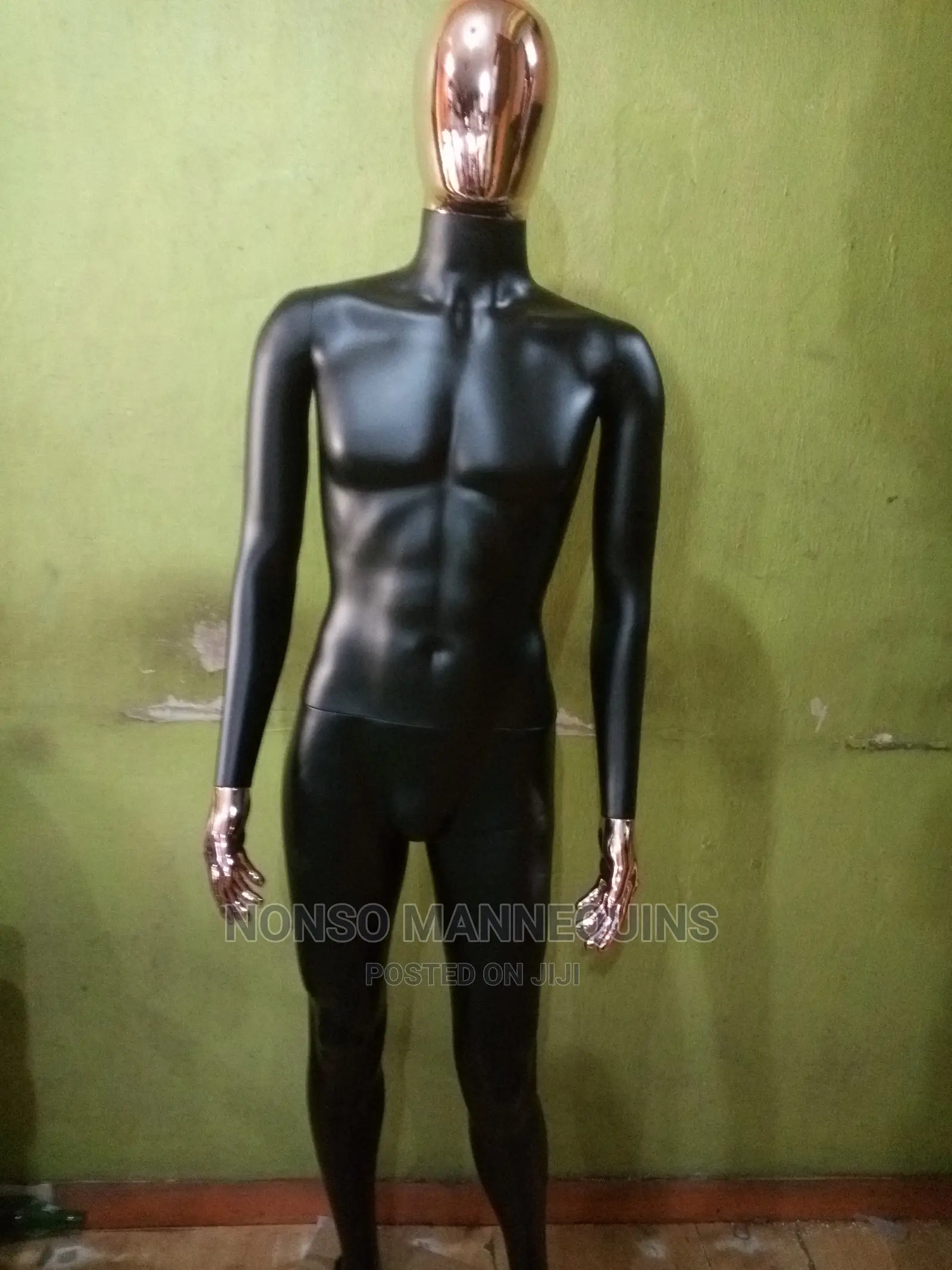 Male Gold And Black Mannequin