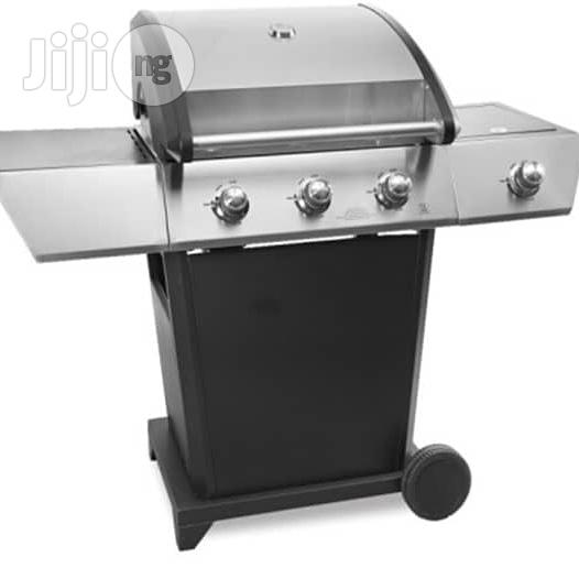 Commercial Outdoor Gas Bbq With Grill. 18/10 Stainless Steel