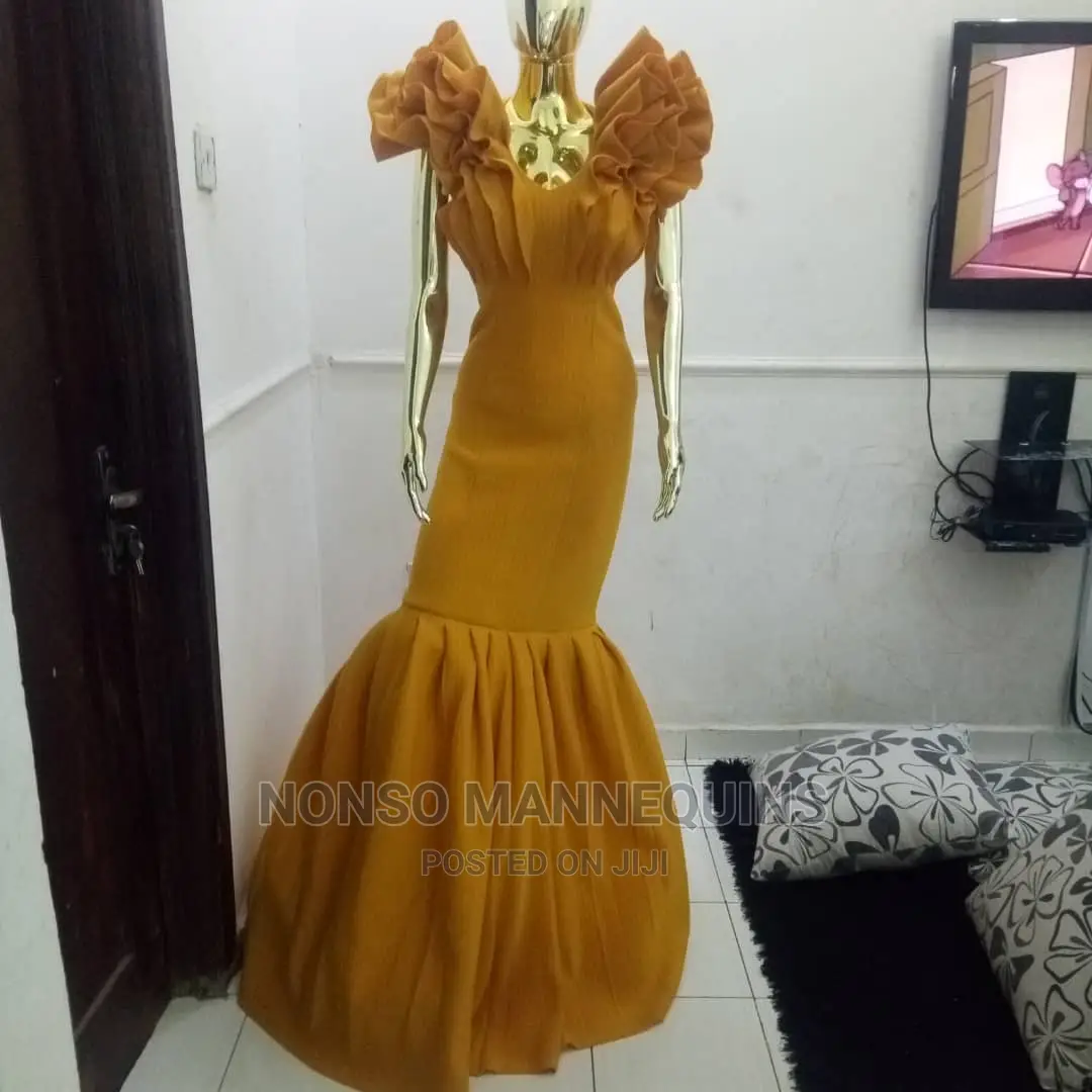 Gold And Silver Female Display Mannequin
