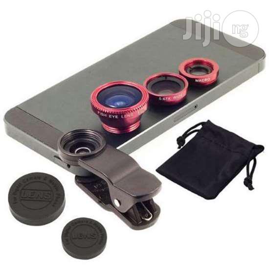 3-In-1 Camera Lens With Selfie Ring Light
