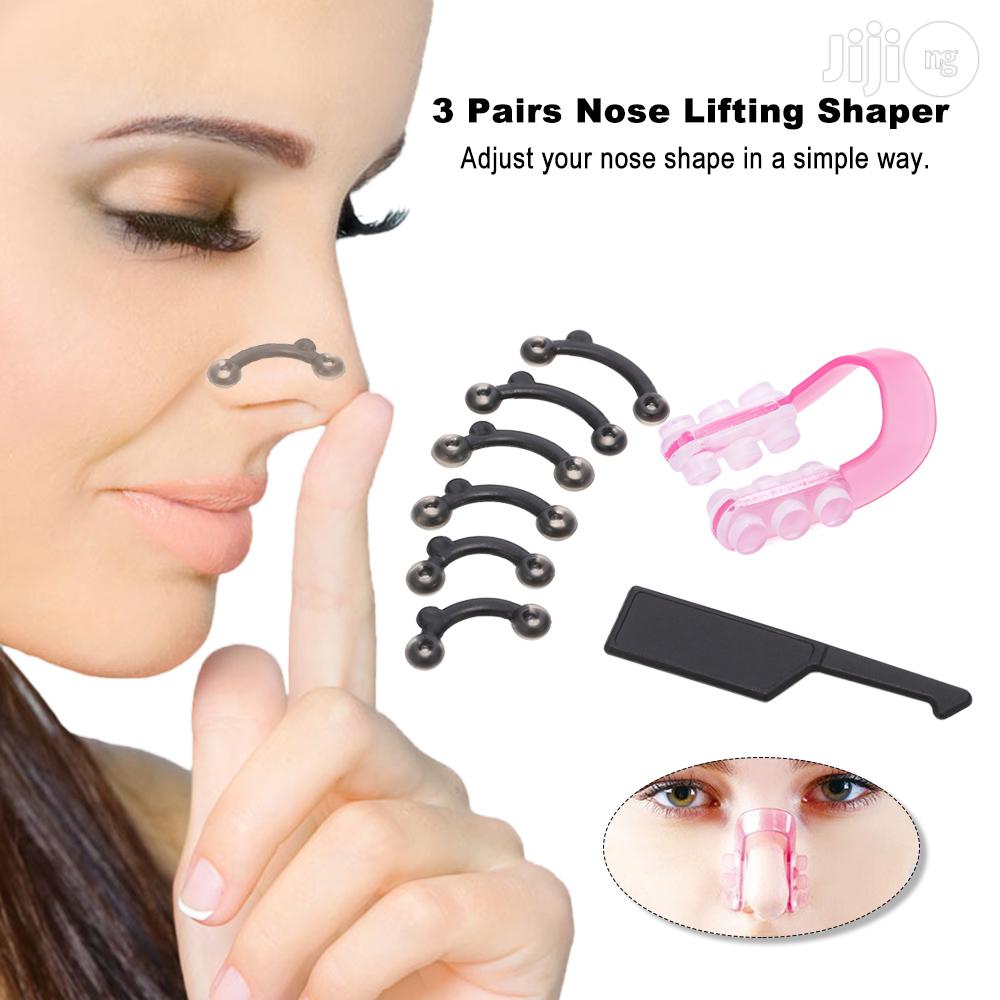 6pcs/3 Pairs 3 Size Nose Up Lifting Shaper Massage Tool