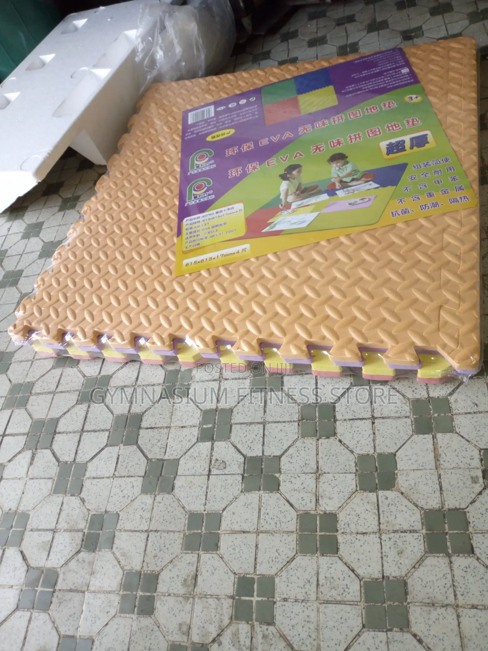 Multi Colored Gym Mat F670