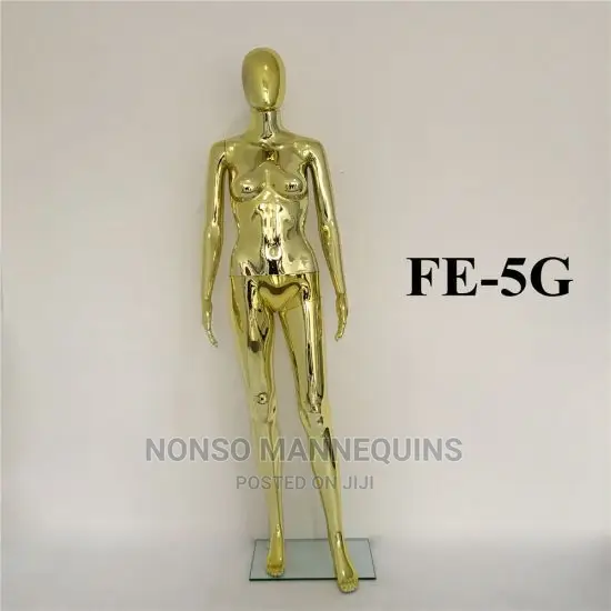 Hot Sale Window Fashion Gold Female Mannequin