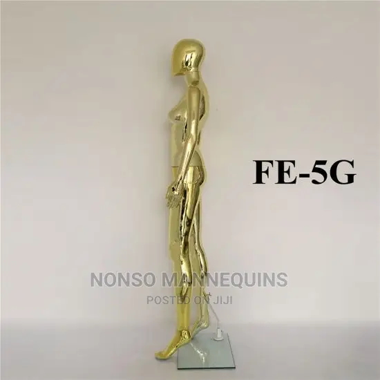 Hot Sale Window Fashion Gold Female Mannequin
