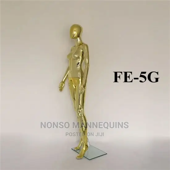 Hot Sale Window Fashion Gold Female Mannequin