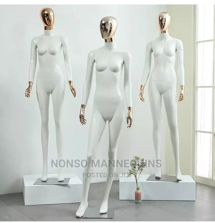 White and Gold Male Nd Female High Quality Display Mannequin