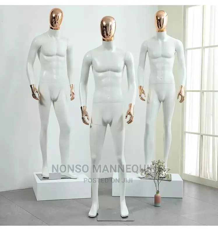 White and Gold Male Nd Female High Quality Display Mannequin