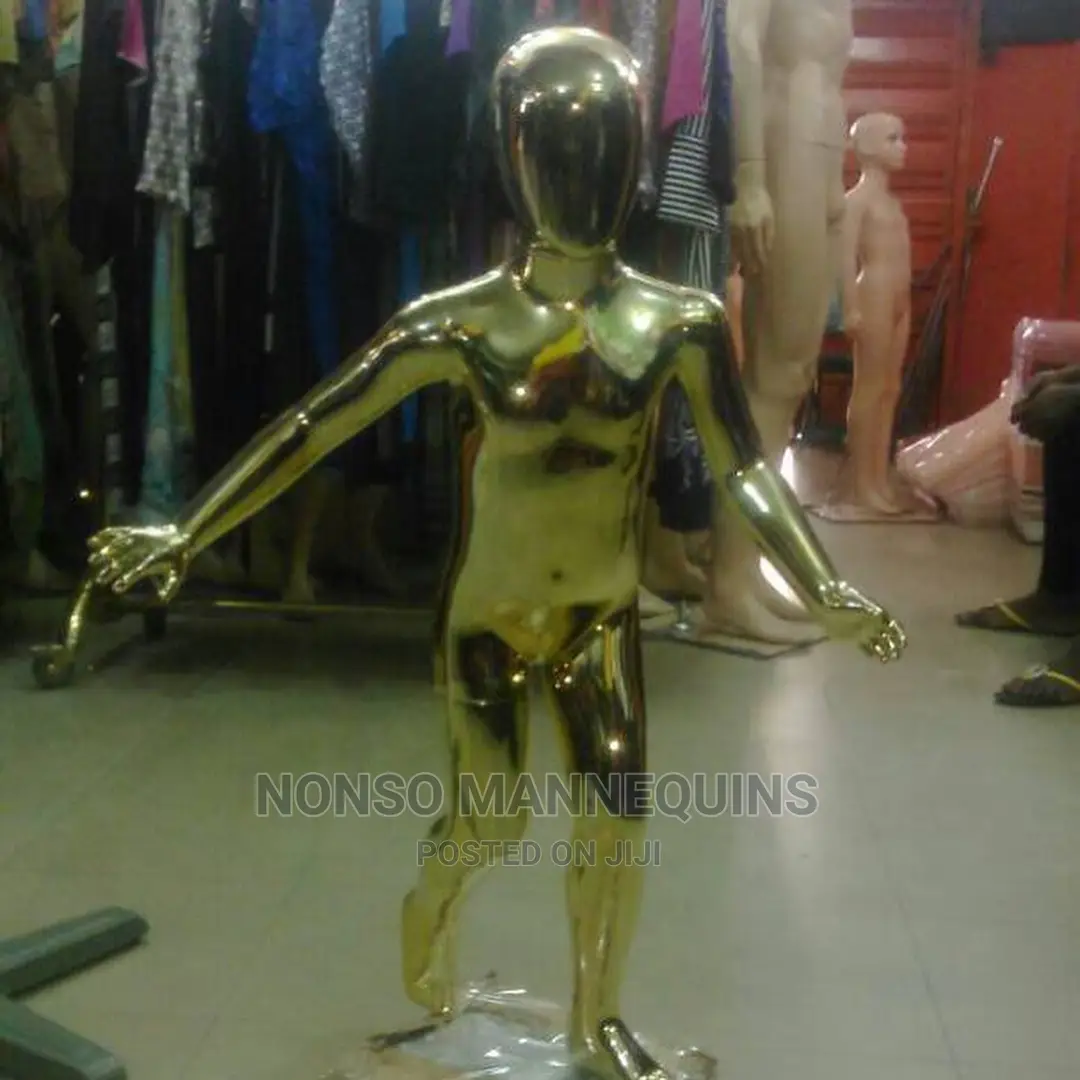 High Quality Silver and Gold Chrome Mannequins