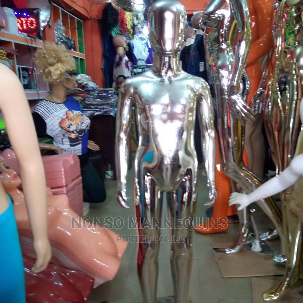 High Quality Silver and Gold Chrome Mannequins