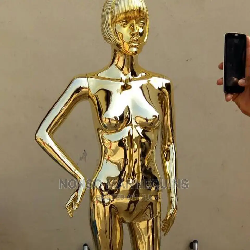 High Quality Silver and Gold Chrome Mannequins
