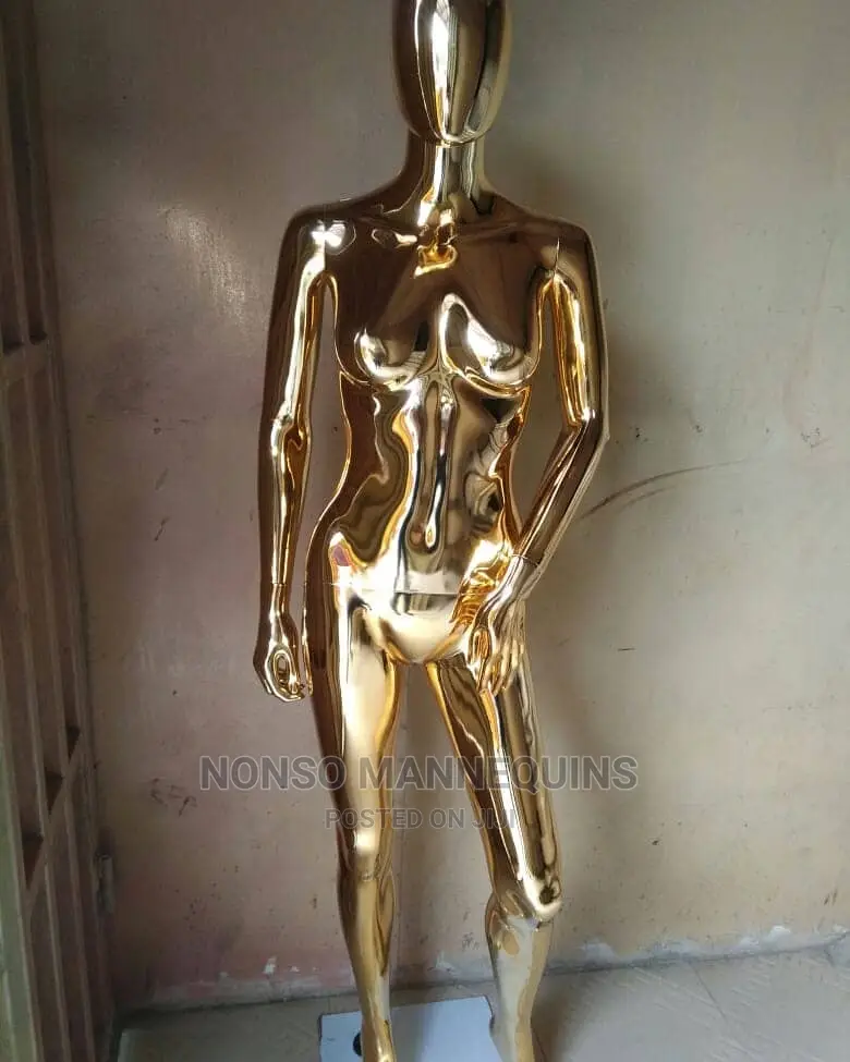 High Quality Silver and Gold Chrome Mannequins